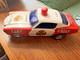Vintage Taiyo Fire Chief C-703 Tin Battery Operated Toy Car Japan Untested 504s