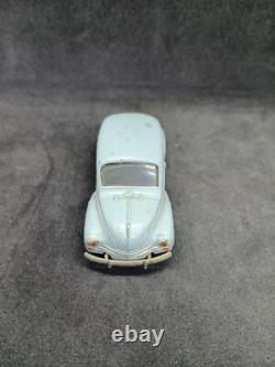 Vintage Tekno Toys Denmark Light Blue Renault 4CV Die Cast Toy 1960's Very Rare