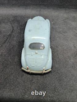 Vintage Tekno Toys Denmark Light Blue Renault 4CV Die Cast Toy 1960's Very Rare