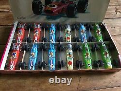 Vintage Telsada Toys Trade Box Grand Prix Circuit Racers With 12 Racing Cars