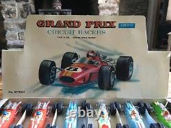 Vintage Telsada Toys Trade Box Grand Prix Circuit Racers With 12 Racing Cars