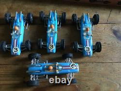 Vintage Telsada Toys Trade Box Grand Prix Circuit Racers With 12 Racing Cars