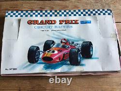 Vintage Telsada Toys Trade Box Grand Prix Circuit Racers With 12 Racing Cars