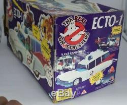 Vintage The Real Ghostbusters Ecto 1 Car Vehicle Kenner 1980s, boxed