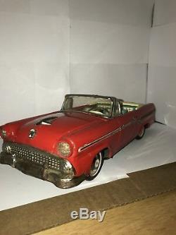 Vintage Tin Car 1956 Ford Fairlane 500 Sunliner 2-Door Convertible