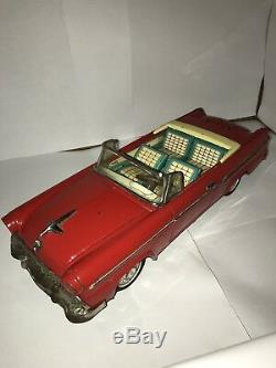 Vintage Tin Car 1956 Ford Fairlane 500 Sunliner 2-Door Convertible