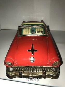 Vintage Tin Car 1956 Ford Fairlane 500 Sunliner 2-Door Convertible