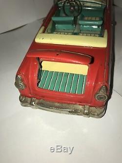 Vintage Tin Car 1956 Ford Fairlane 500 Sunliner 2-Door Convertible