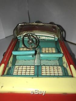 Vintage Tin Car 1956 Ford Fairlane 500 Sunliner 2-Door Convertible