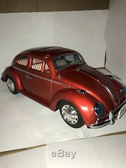 Vintage Tin Car Bandai 1958 King Size Volkswagen 15 Sedan