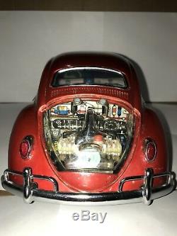 Vintage Tin Car Bandai 1958 King Size Volkswagen 15 Sedan