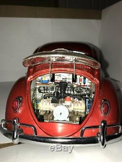 Vintage Tin Car Bandai 1958 King Size Volkswagen 15 Sedan