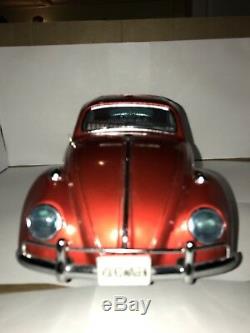 Vintage Tin Car Bandai 1958 King Size Volkswagen 15 Sedan