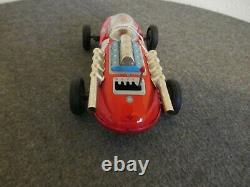 Vintage Tin Daiya Battery Operated 4 Speed Indy Racer Car- Works Great/excellent