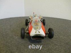 Vintage Tin Daiya Battery Operated 4 Speed Indy Racer Car- Works Great/excellent