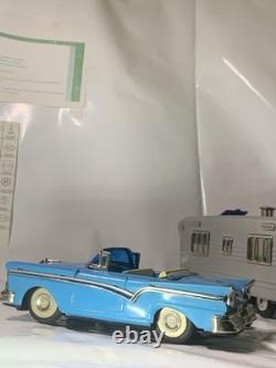 Vintage Tin Friction Cars N Trailer Haji And Sss Japan 1960