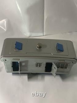 Vintage Tin Friction Cars N Trailer Haji And Sss Japan 1960