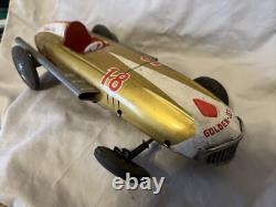 Vintage Tin Golden-jet Race Car Bandai #18 Made In Japan