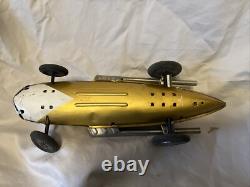 Vintage Tin Golden-jet Race Car Bandai #18 Made In Japan Vintage Tin Golden-jet Race Car Bandai #18 Made In Japan