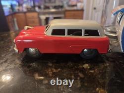 Vintage Tin House Trailer Camper and Car Japan With Original Box SSS S-1051