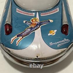 Vintage Tin Litho Battery Operated Universe Car Original Box Made In China WORKS
