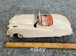 Vintage Tin Litho Modern Toys Jaguar Battery Operated Japan Nice Looking Car