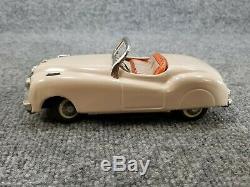 Vintage Tin Litho Modern Toys Jaguar Battery Operated Japan Nice Looking Car