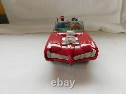 Vintage Tin Litho Pontiac GTO Monkeeys Toy Car. 12 Long, RARE