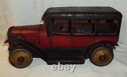 Vintage Tin Plate Toy Clockwork Limousine Karl Bub Nuremberg K B N 1920 Germany