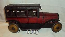 Vintage Tin Plate Toy Clockwork Limousine Karl Bub Nuremberg K B N 1920 Germany