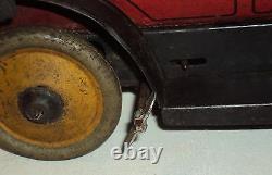 Vintage Tin Plate Toy Clockwork Limousine Karl Bub Nuremberg K B N 1920 Germany