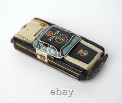 Vintage Tin Police Car, Japan Nomura Toys