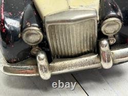 Vintage Tin Toy HIGHWAY Patrol Car Battery Operated Yonezawa Toy 1960s Japan