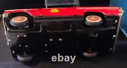 Vintage Tin Toy Oldsmobile Fire Chief Car and Box Friction Japan Nice Example