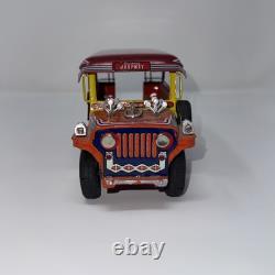 Vintage Tin Toy Pro-Mite Model 1-80 Philippine Jeepney 1990s Metal Car Toy