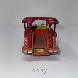 Vintage Tin Toy Pro-Mite Model 1-80 Philippine Jeepney 1990s Metal Car Toy