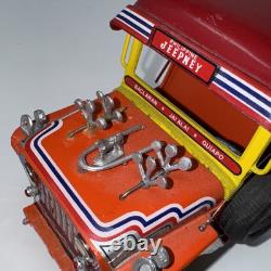 Vintage Tin Toy Pro-Mite Model 1-80 Philippine Jeepney 1990s Metal Car Toy