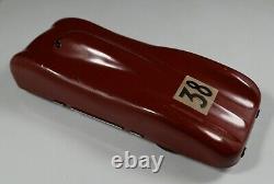 Vintage Tin Toy Streamlined Racer Land Speed Record Car Ingap Italy 1950
