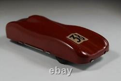 Vintage Tin Toy Streamlined Racer Land Speed Record Car Ingap Italy 1950