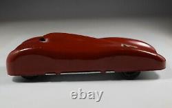 Vintage Tin Toy Streamlined Racer Land Speed Record Car Ingap Italy 1950