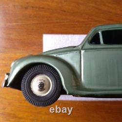 Vintage Tin Toy mini Car Beetle Green Showa Retro