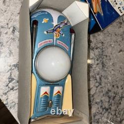 Vintage Tin Universe Car In Original Box