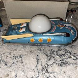 Vintage Tin Universe Car In Original Box