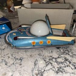 Vintage Tin Universe Car In Original Box