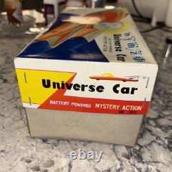 Vintage Tin Universe Car In Original Box