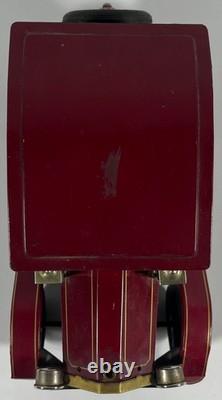 Vintage Tinplate Battery Operated 1920s Style Toy Limousine Car