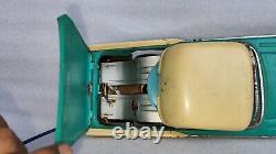 Vintage Tinplate Ford Fairlane 500 Remote Battry Operaed Tin Toy Hood Car Japan