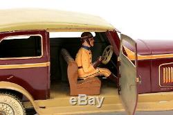 Vintage Tippco Tipp&co TC9590 Grosse Limousine Coupe Tin Litho Car 21 Long