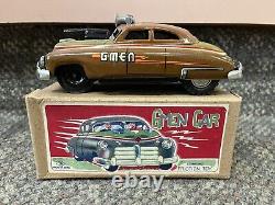 Vintage Tn Gmen Car Sparkling Friction Toy With Box Made In Japan Nos St