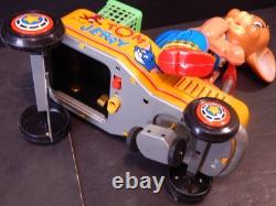 Vintage Tom & Jerry JERRY Hand Car Modern Toys Battery Op Boxed Super Clean 60's